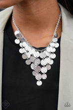 Load image into Gallery viewer, Spotlight Ready - Silver - February 2021 Paparazzi Fashion Fix Necklace
