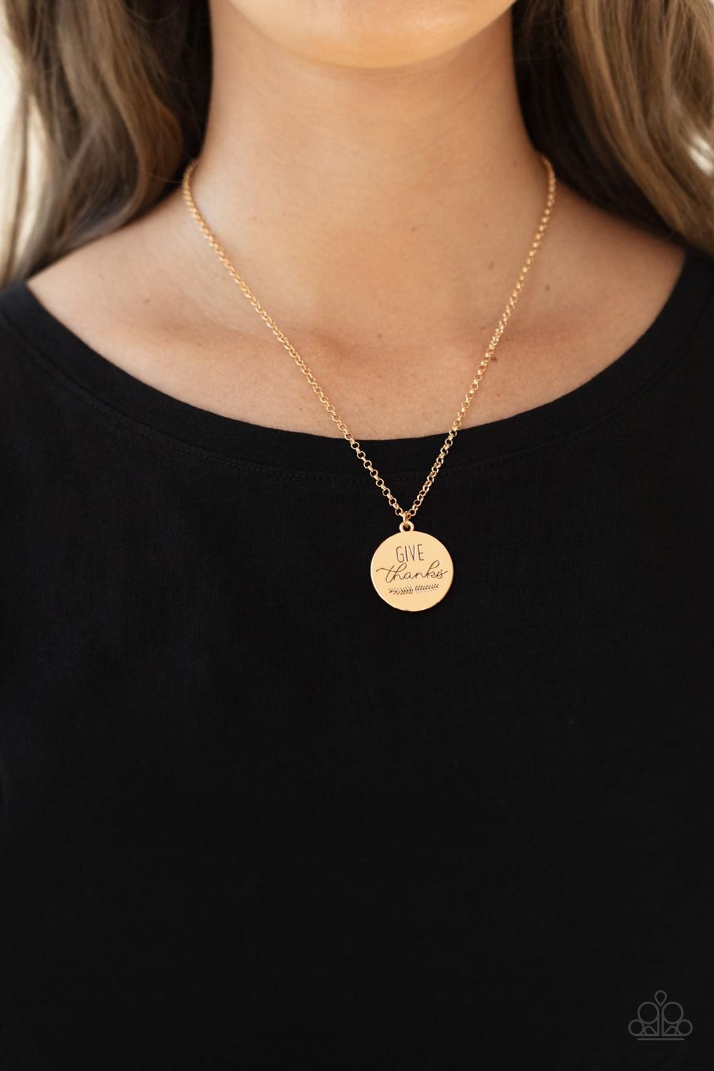 PRE-ORDER - Give Thanks - Gold - Paparazzi Necklace