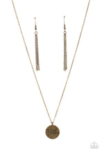 Load image into Gallery viewer, PRE-ORDER - Choose Faith - Brass - Paparazzi Necklace
