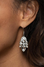 Load image into Gallery viewer, Stunning Starlet White - Paparazzi Earring
