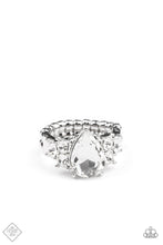 Load image into Gallery viewer, Happily Ever Eloquent - White - May 2021 Fashion Fix Ring
