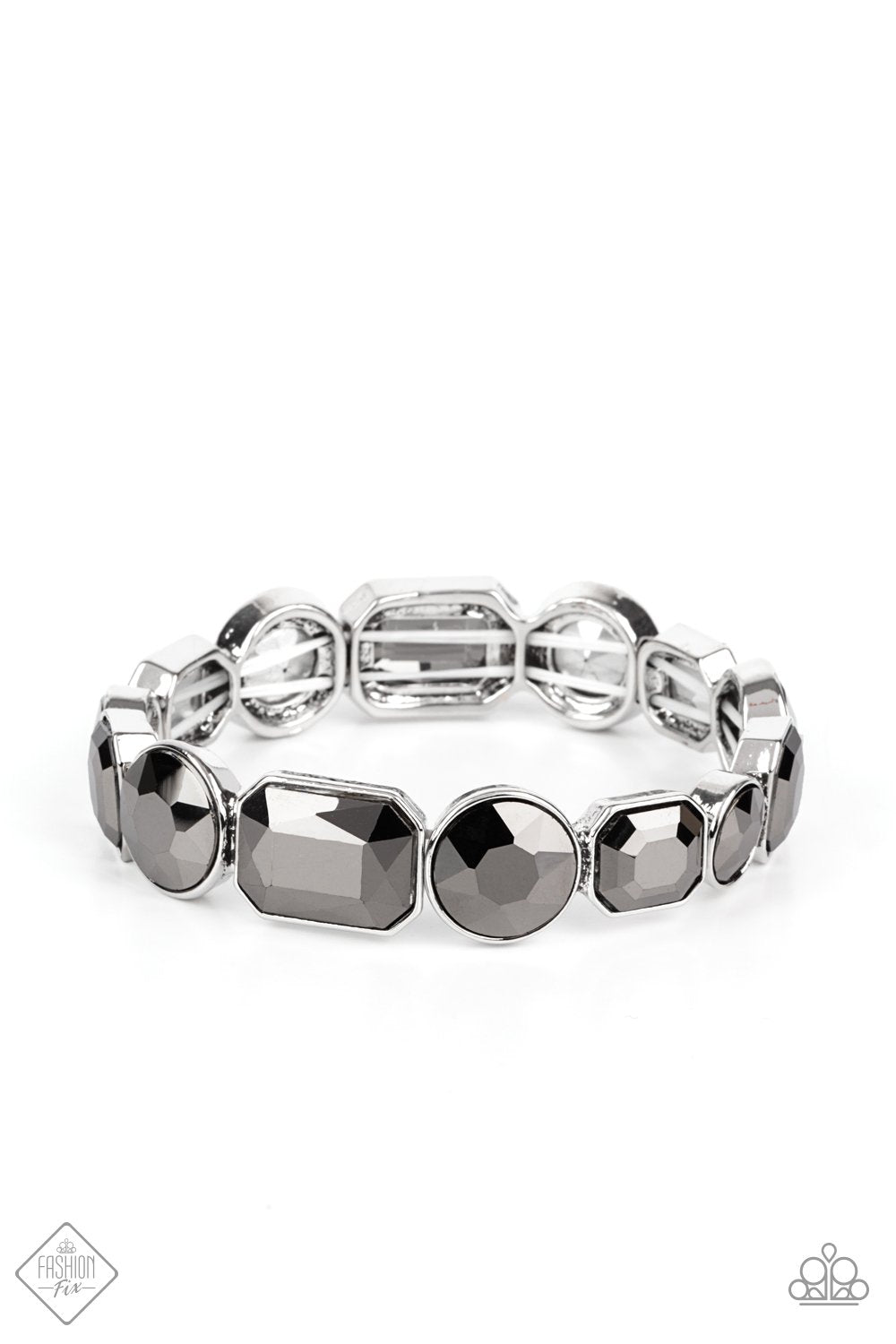 Extra Exposure - Silver - March 2021 Paparazzi Fashion Fix Bracelet