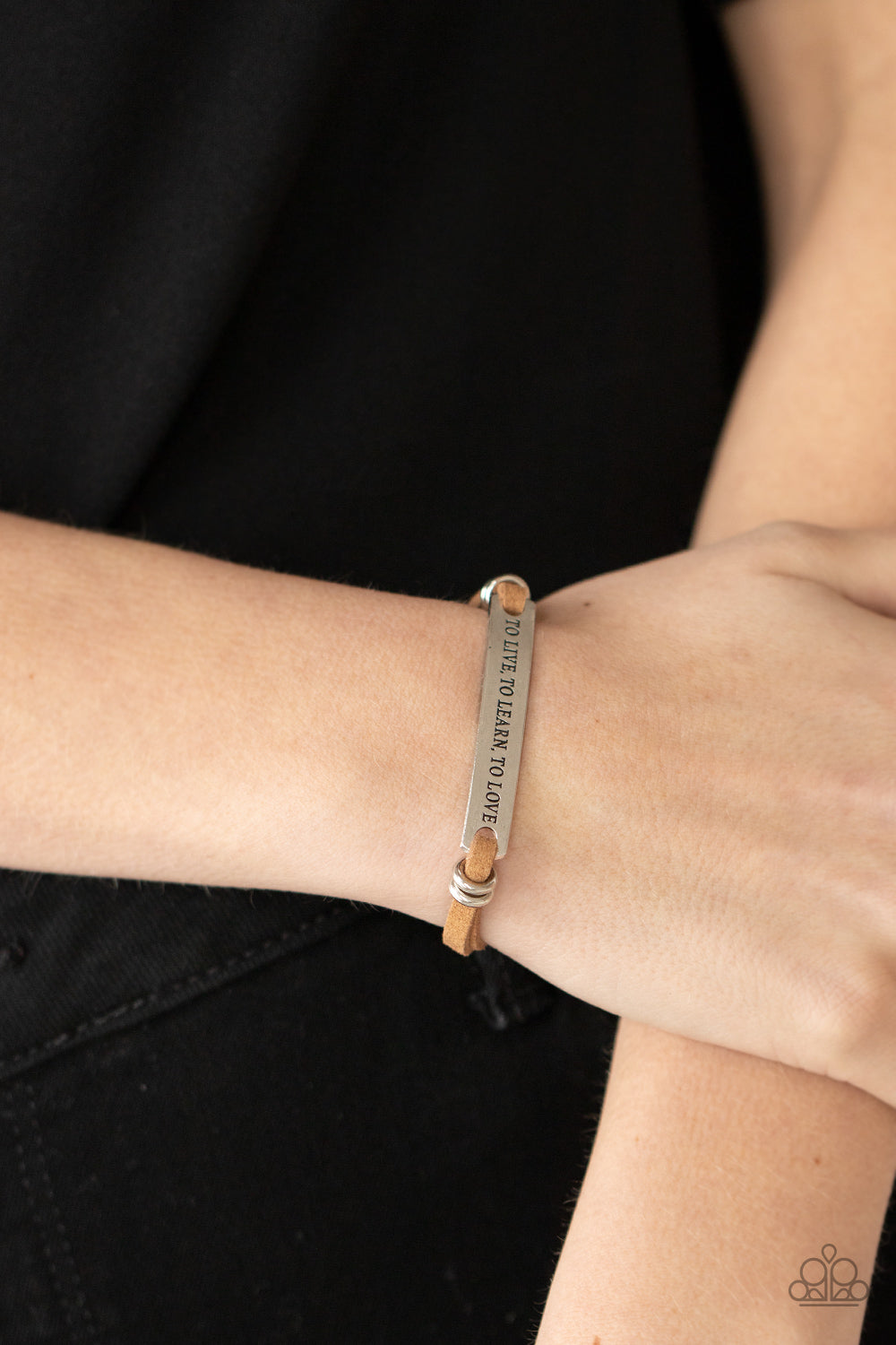 PRE-ORDER - To Live, To Learn, To Love - Brown - Paparazzi Urban Bracelet