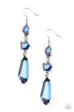 Load image into Gallery viewer, Sophisticated Smolder - Blue - Paparazzi Earring
