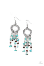 Load image into Gallery viewer, Primal Prestige - Blue - Paparazzi Earring
