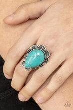 Load image into Gallery viewer, BADLANDS Romance - Blue - Paparazzi Ring
