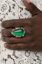 Load image into Gallery viewer, Newport Nouveau - Green - March 2021 Paparazzi Fashion Fix Ring
