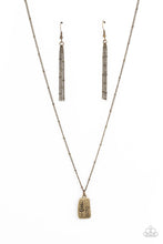 Load image into Gallery viewer, PRE-ORDER - Faith Over Fear - Brass - Paparazzi Necklace
