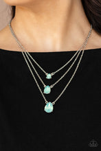 Load image into Gallery viewer, Dewy Drizzle - Iridescent Green - Paparazzi Necklace
