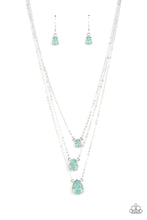 Load image into Gallery viewer, Dewy Drizzle - Iridescent Green - Paparazzi Necklace

