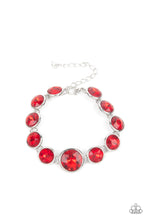 Load image into Gallery viewer, PRE-ORDER - Lustrous Luminosity - Red - Paparazzi Bracelet
