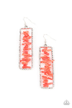 Load image into Gallery viewer, Don’t QUARRY, Be Happy - Red - Paparazzi Earring
