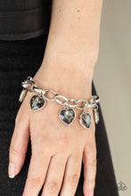 Load image into Gallery viewer, Candy Heart Charmer - Silver - Paparazzi Bracelet
