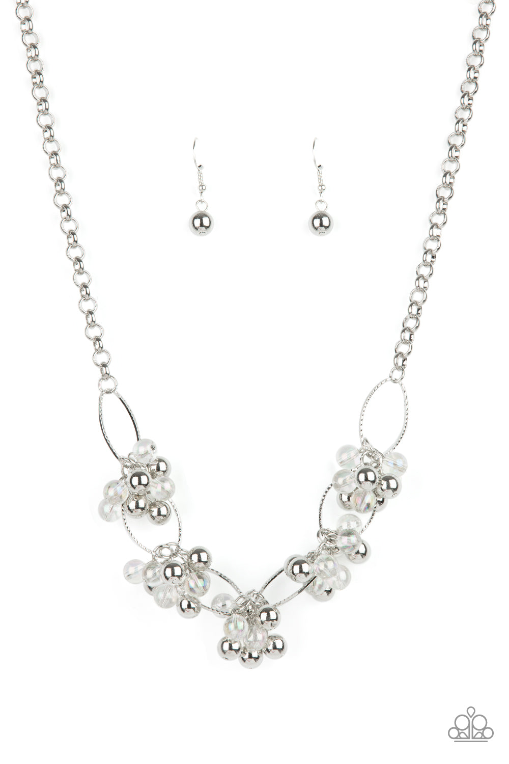 Effervescent Ensemble - Iridescent Multi - July 2021 Paparazzi Life of the Party Necklace