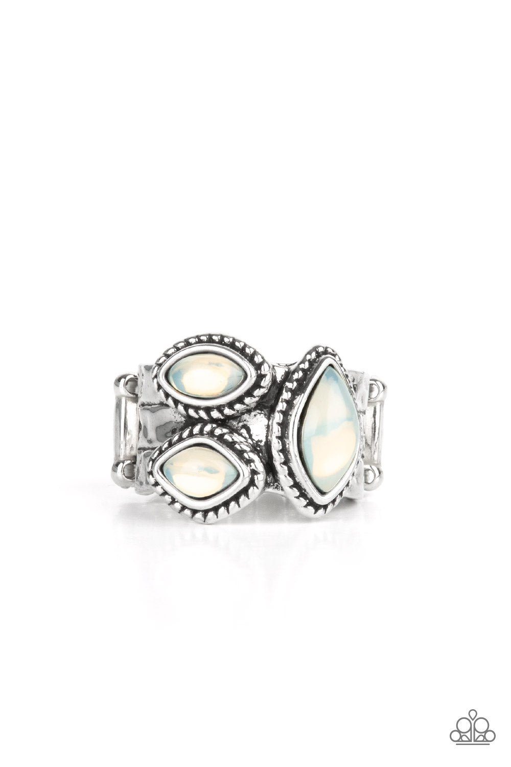 The Charisma Collector - Iridescent White - Paparazzi Ring