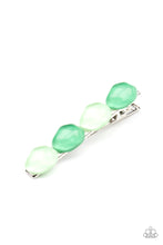 Load image into Gallery viewer, Bubbly Reflections - Green - Paparazzi Hair Clip
