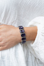 Load image into Gallery viewer, Studded Smolder - Purple - Paparazzi Bracelet
