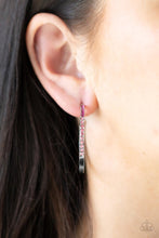 Load image into Gallery viewer, Somewhere Over the OMBRE - Pink - Paparazzi Hoop Earring
