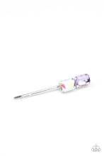 Load image into Gallery viewer, Material Girl Goals - Purple Iridescent - Paparazzi Hair Clip
