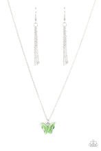 Load image into Gallery viewer, Butterfly Prairies - Green - Paparazzi Necklace
