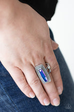 Load image into Gallery viewer, PRE-ORDER - Luminary Luster - Blue UV Shimmer - Paparazzi Ring
