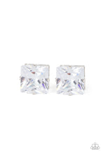 Load image into Gallery viewer, Times Square Timeless - White - Paparazzi Earring
