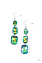 Load image into Gallery viewer, PREORDER - Cosmic Red Carpet - Green - Paparazzi Earring
