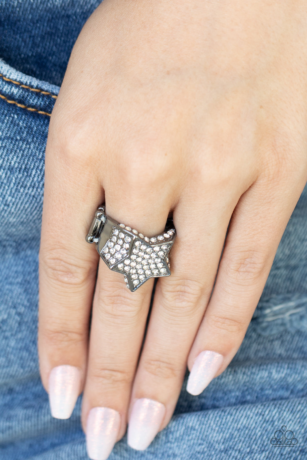 PRE-ORDER - Here Come The Fireworks - Black - Paparazzi Ring