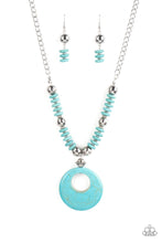 Load image into Gallery viewer, Oasis Goddess - Blue - Paparazzi Necklace
