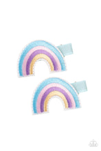 Load image into Gallery viewer, Follow Your Rainbow - Blue - Paparazzi Hair Clip

