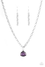 Load image into Gallery viewer, Gallery Gem - Purple - Paparazzi Necklace
