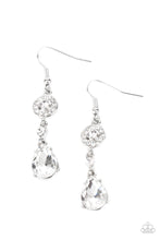 Load image into Gallery viewer, PRE-ORDER - Graceful Glimmer - White - Paparazzi Earring
