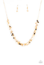 Load image into Gallery viewer, PRE-ORDER - Starry Anthem - Gold - Paparazzi Necklace
