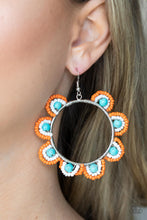Load image into Gallery viewer, Groovy Gardens - Blue - Paparazzi Earring
