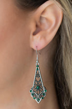 Load image into Gallery viewer, PREORDER - Casablanca Charisma - Green - Paparazzi Earring
