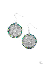 Load image into Gallery viewer, PRE-ORDER - Bollywood Ballroom - Green Oil Spill - Paparazzi Earring
