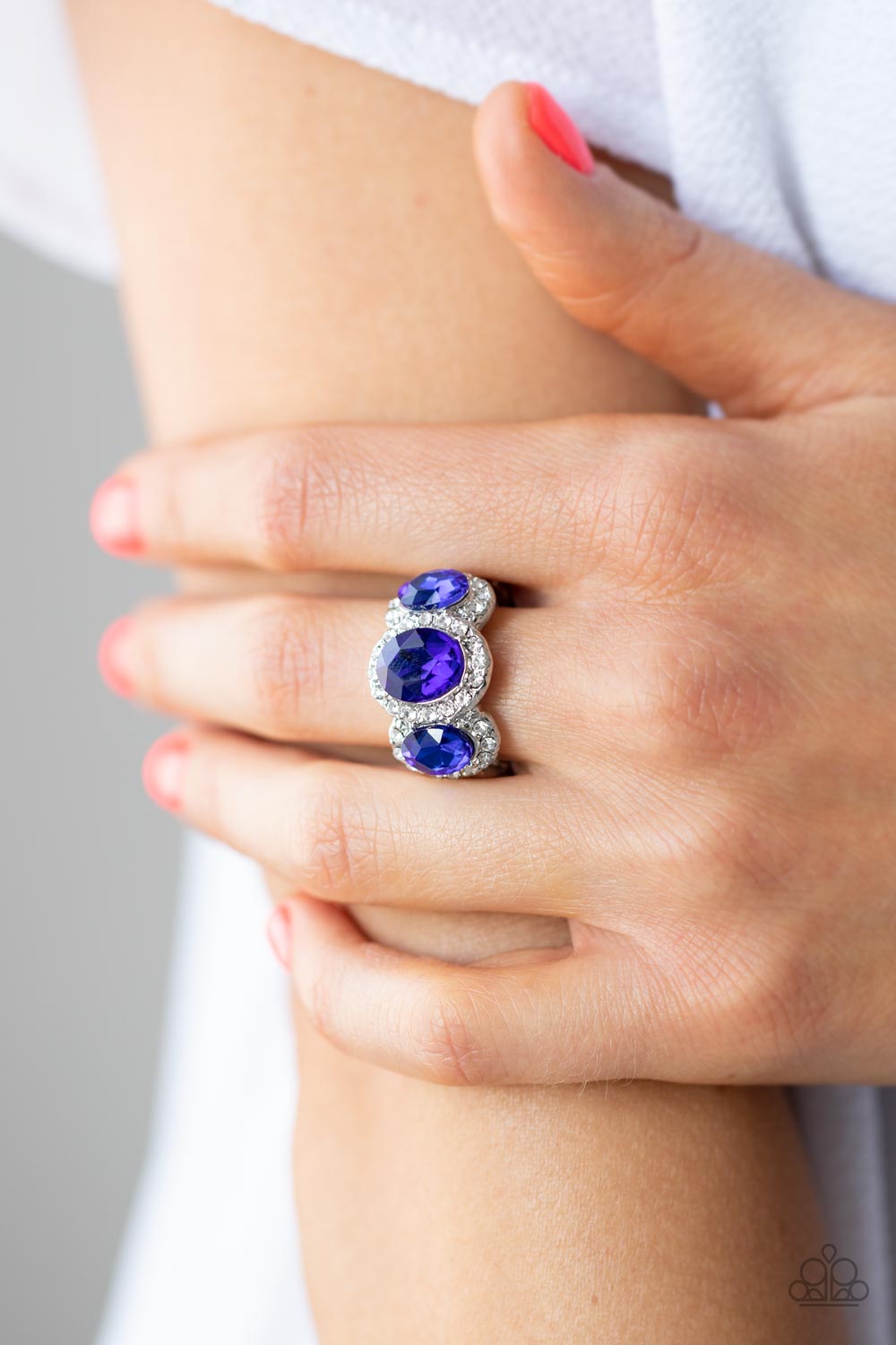 PREORDER - Royal Residence - Blue - Paparazzi Ring