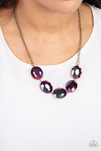 Load image into Gallery viewer, PRE-ORDER - Cosmic Closeup - Brass - Paparazzi Necklace
