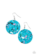 Load image into Gallery viewer, Tenaciously Terrazzo - Blue - Paparazzi Earring
