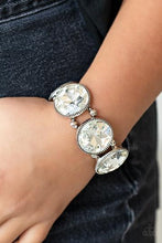 Load image into Gallery viewer, PRE-ORDER - Powerhouse Hustle - White - 2021 October Paparazzi Life of the Party Bracelet
