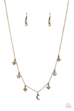 Load image into Gallery viewer, PRE-ORDER - Cosmic Runway - Brass - Paparazzi Necklace
