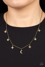Load image into Gallery viewer, PRE-ORDER - Cosmic Runway - Brass - Paparazzi Necklace
