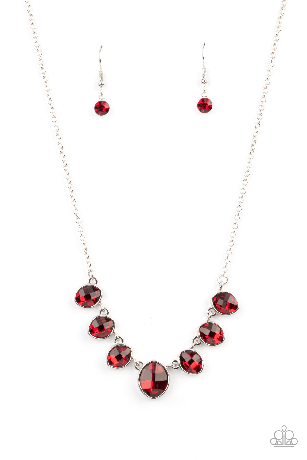 PRE-ORDER - Material Girl Glamour - Red - Paparazzi Necklace