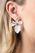 Load image into Gallery viewer, Hawaiian Heiress - White - Paparazzi Earring
