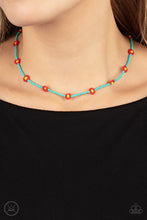 Load image into Gallery viewer, Colorfully Flower Child - Blue  - Paparazzi Necklace
