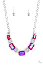 Load image into Gallery viewer, Flawlessly Famous - Pink UV Shimmer - Paparazzi Necklace
