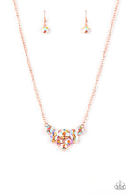 Load image into Gallery viewer, PRE-ORDER - Lavishly Loaded - Copper Iridescent - 2021 October Paparazzi Life of the Party Necklace
