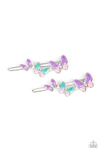 Load image into Gallery viewer, Bushels of Butterflies - Multi - Paparazzi Hair Clip
