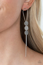 Load image into Gallery viewer, Bolo Beam - Silver - Paparazzi Earring
