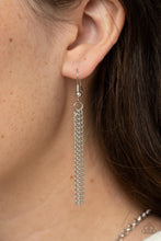 Load image into Gallery viewer, Rosy Redux - Silver - Paparazzi Necklace

